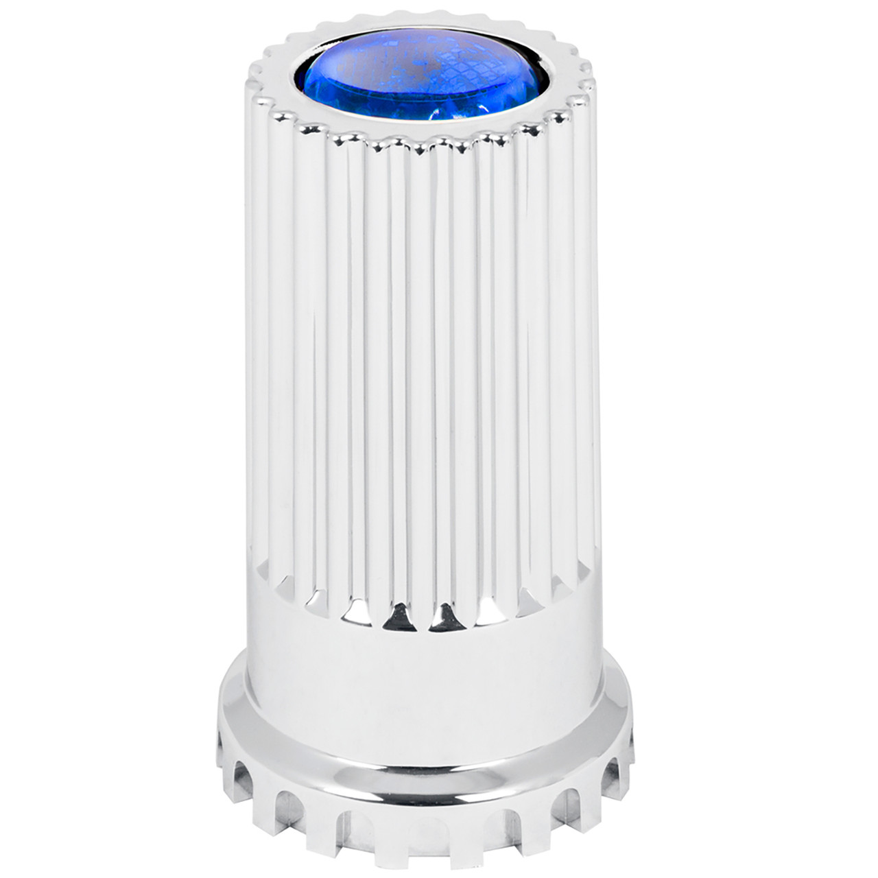 Lock Tab Color Reflector Cr Pl Lug Nut Cvr w/ Flange