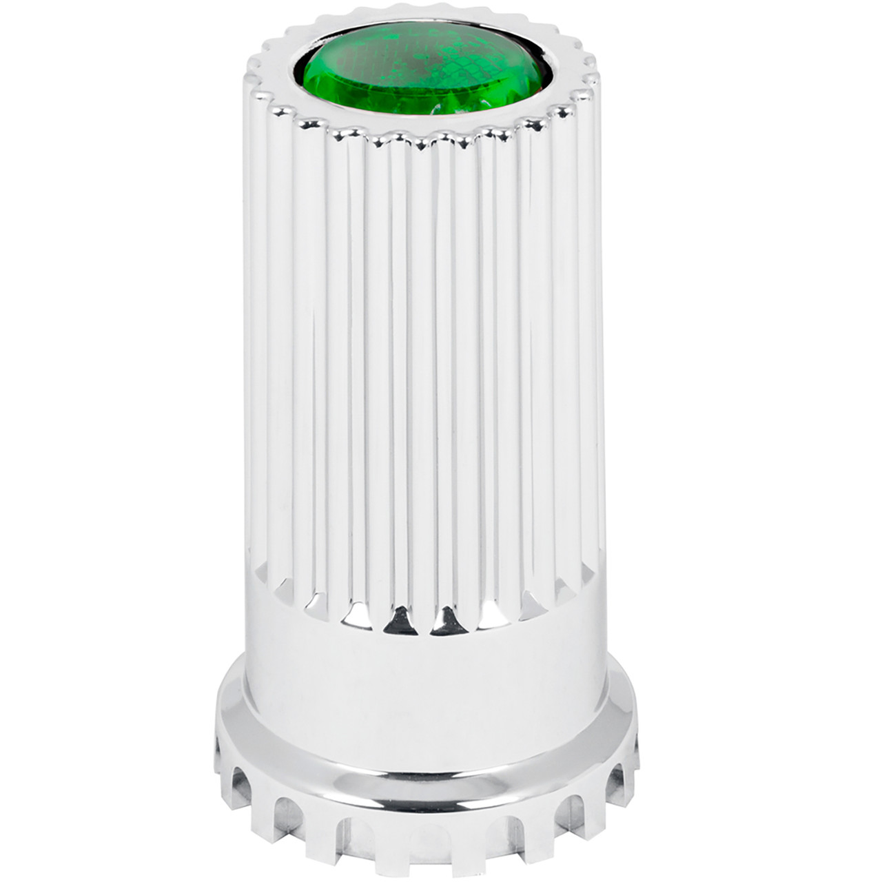 Lock Tab Color Reflector Cr Pl Lug Nut Cvr w/ Flange