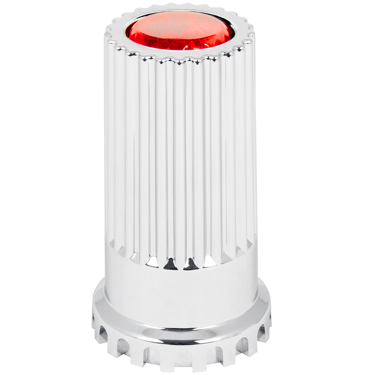 Lock Tab Color Reflector Cr Pl Lug Nut Cvr w/ Flange