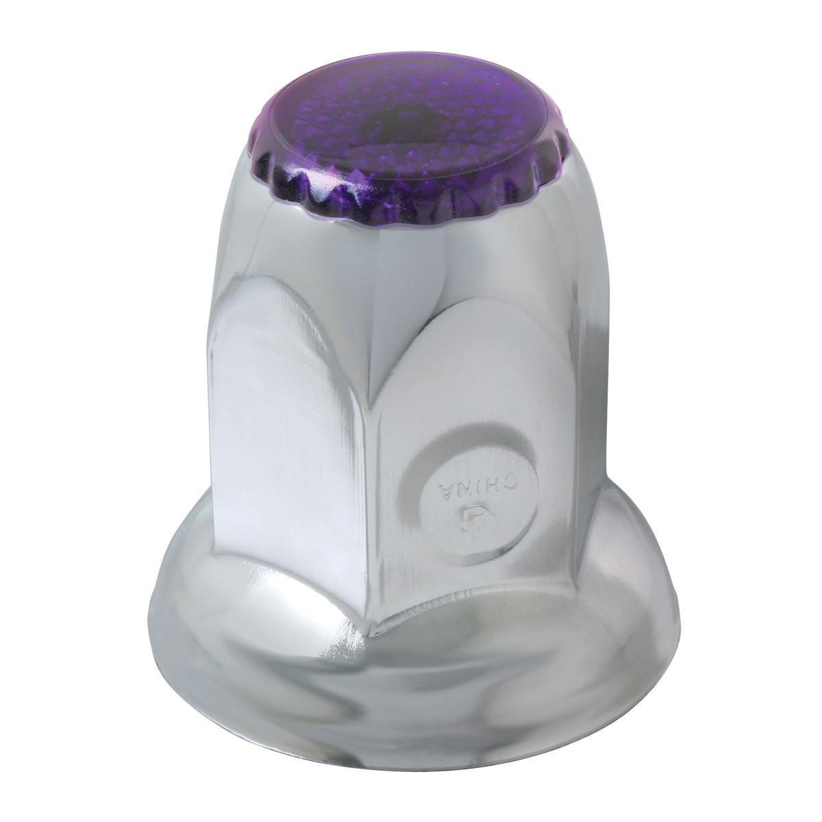 Classic Color Reflector Cr Steel Lug Nut Cvr with Flange