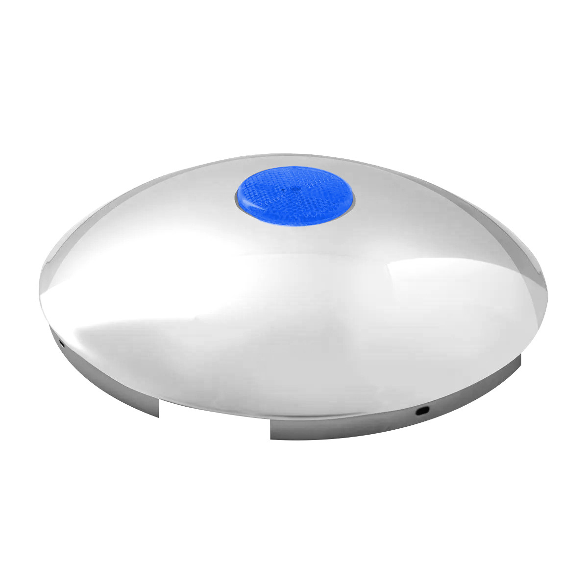 Front Hub Cap with Color Reflector 7/16" Lip