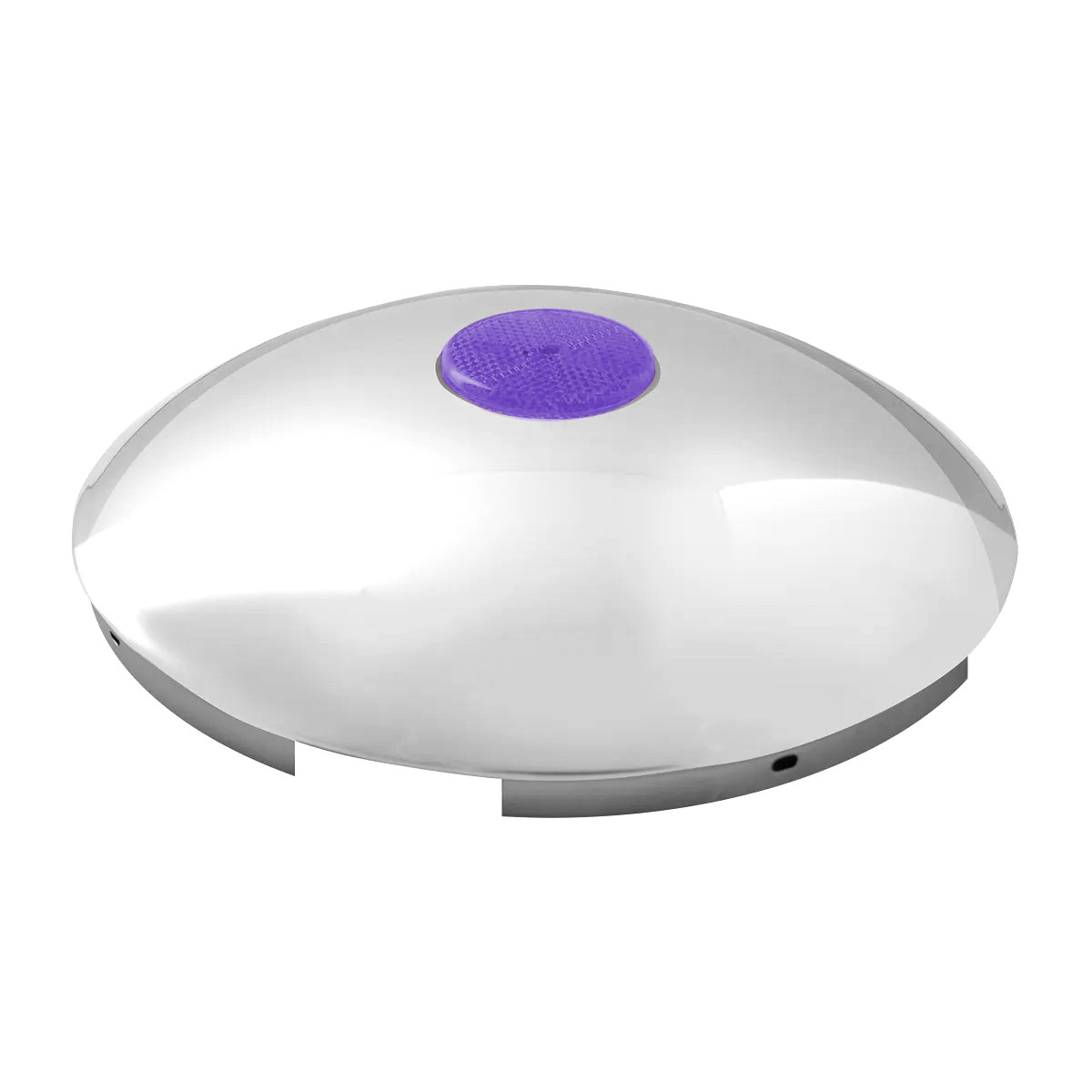 Front Hub Cap with Color Reflector 7/16" Lip