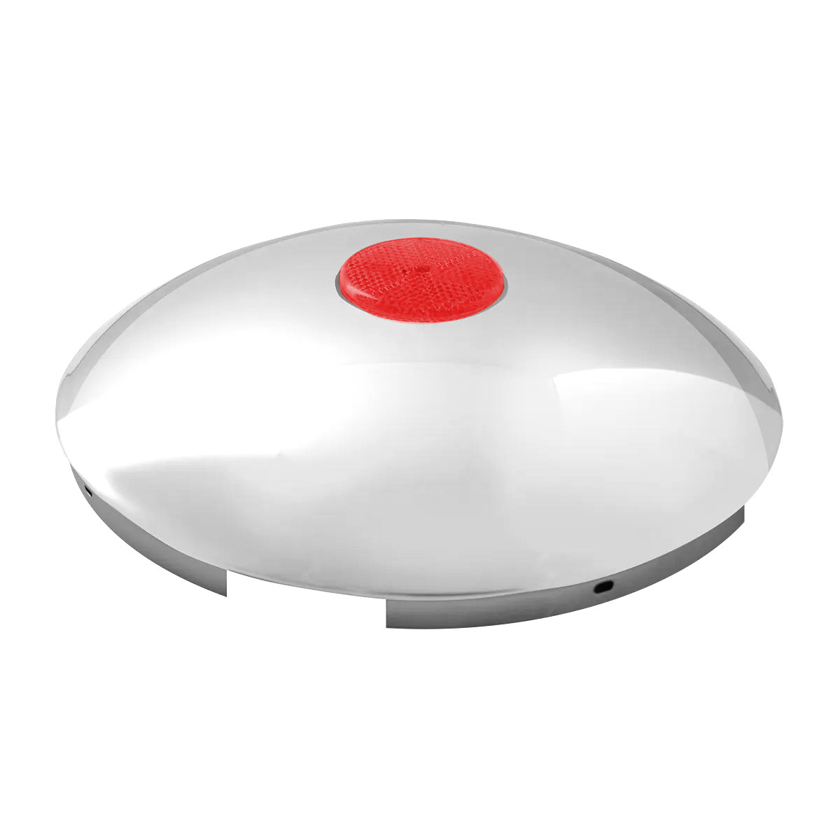 Front Hub Cap with Color Reflector 7/16" Lip