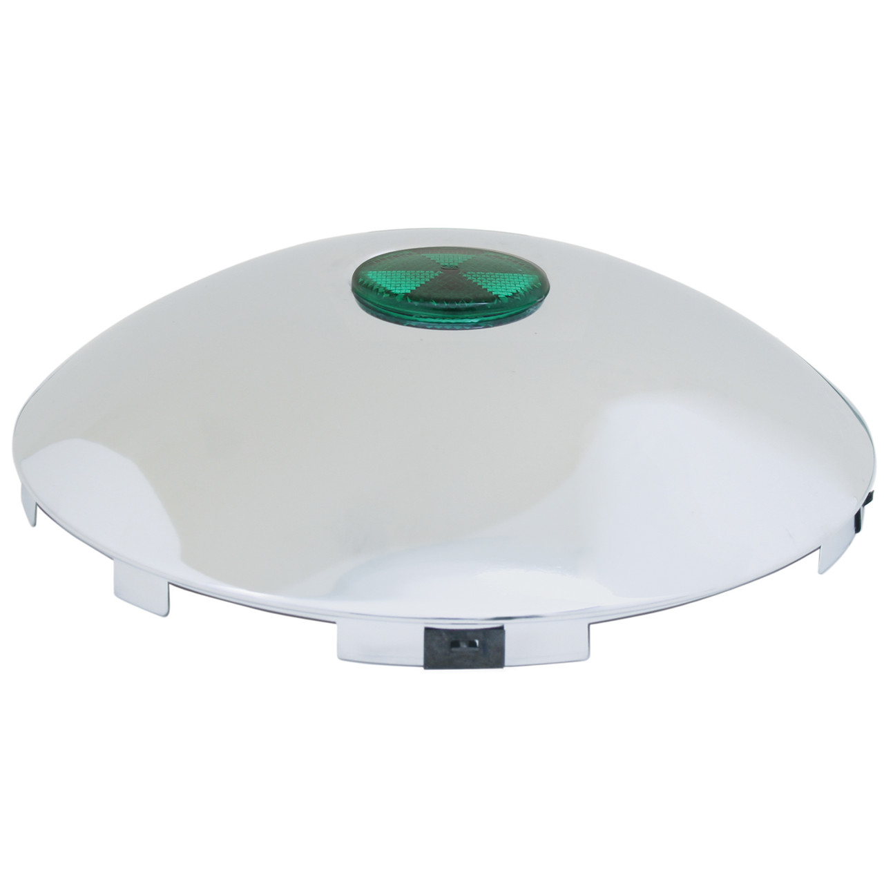 Universal Front Hub Cap w/ 2" Color Reflector