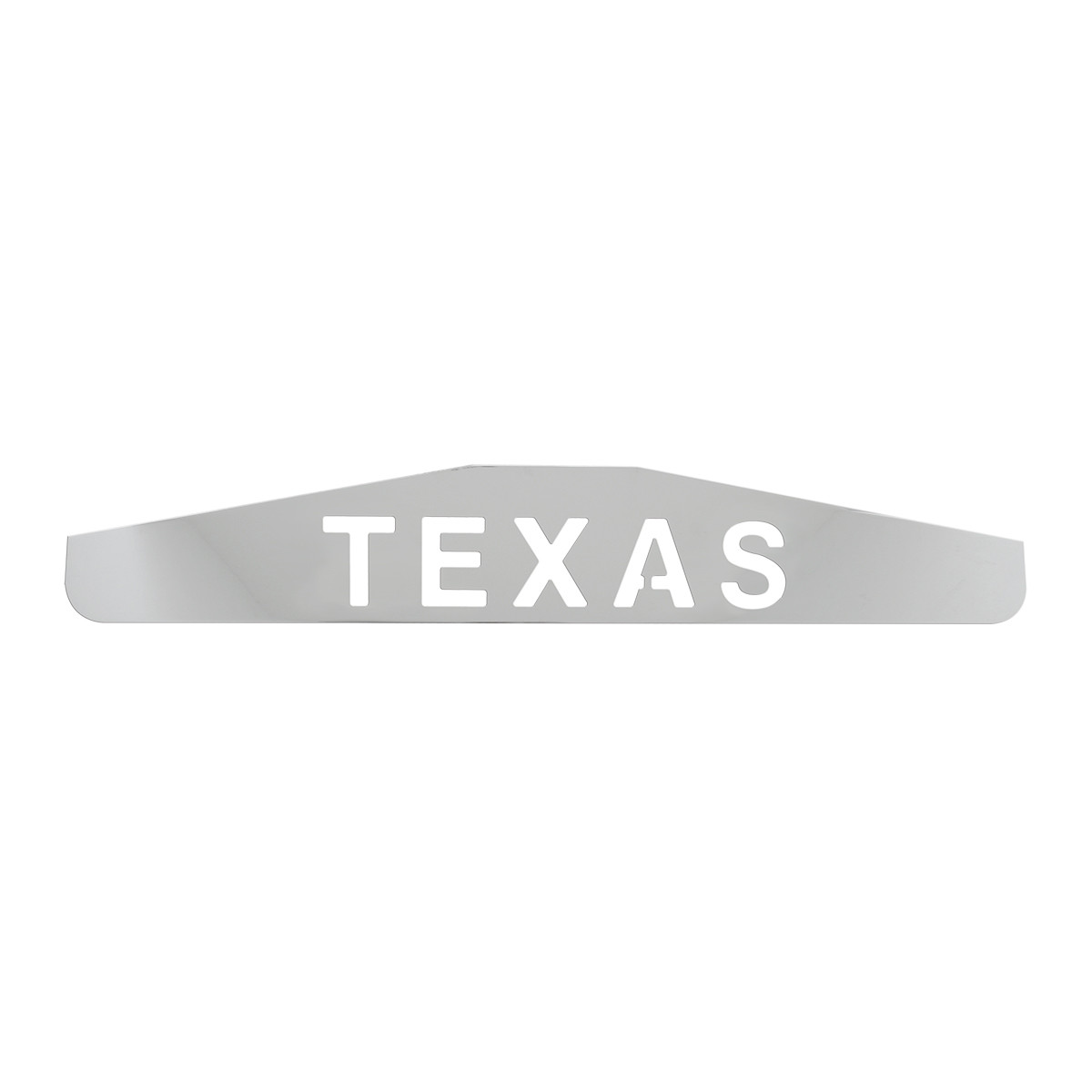 Bottom Mud Flap Plate with Texas Script