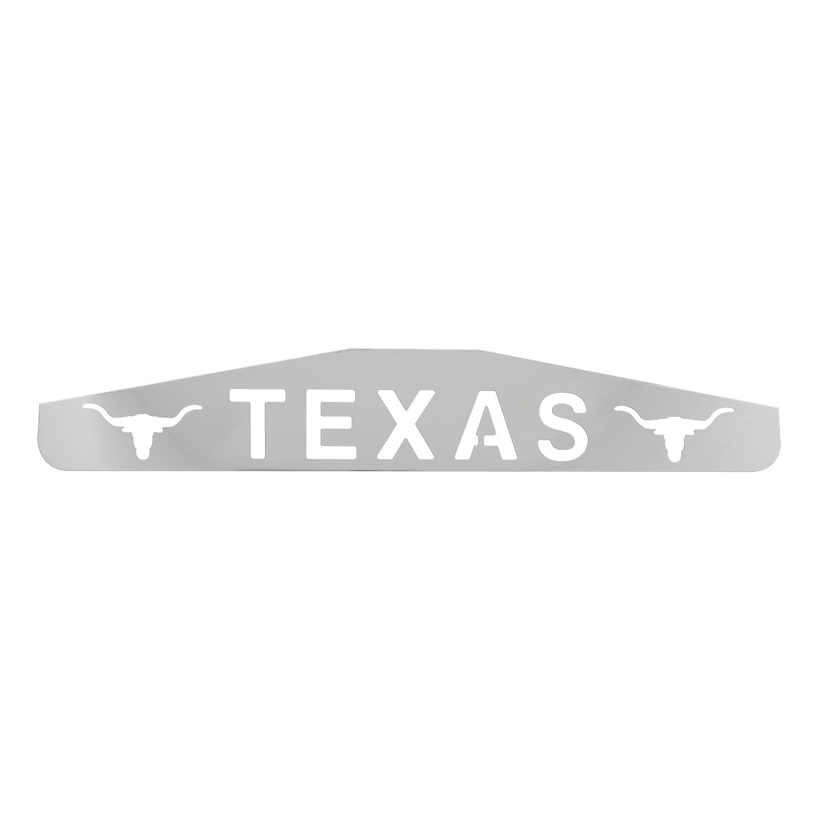 Bottom Mud Flap Plate with Texas Script