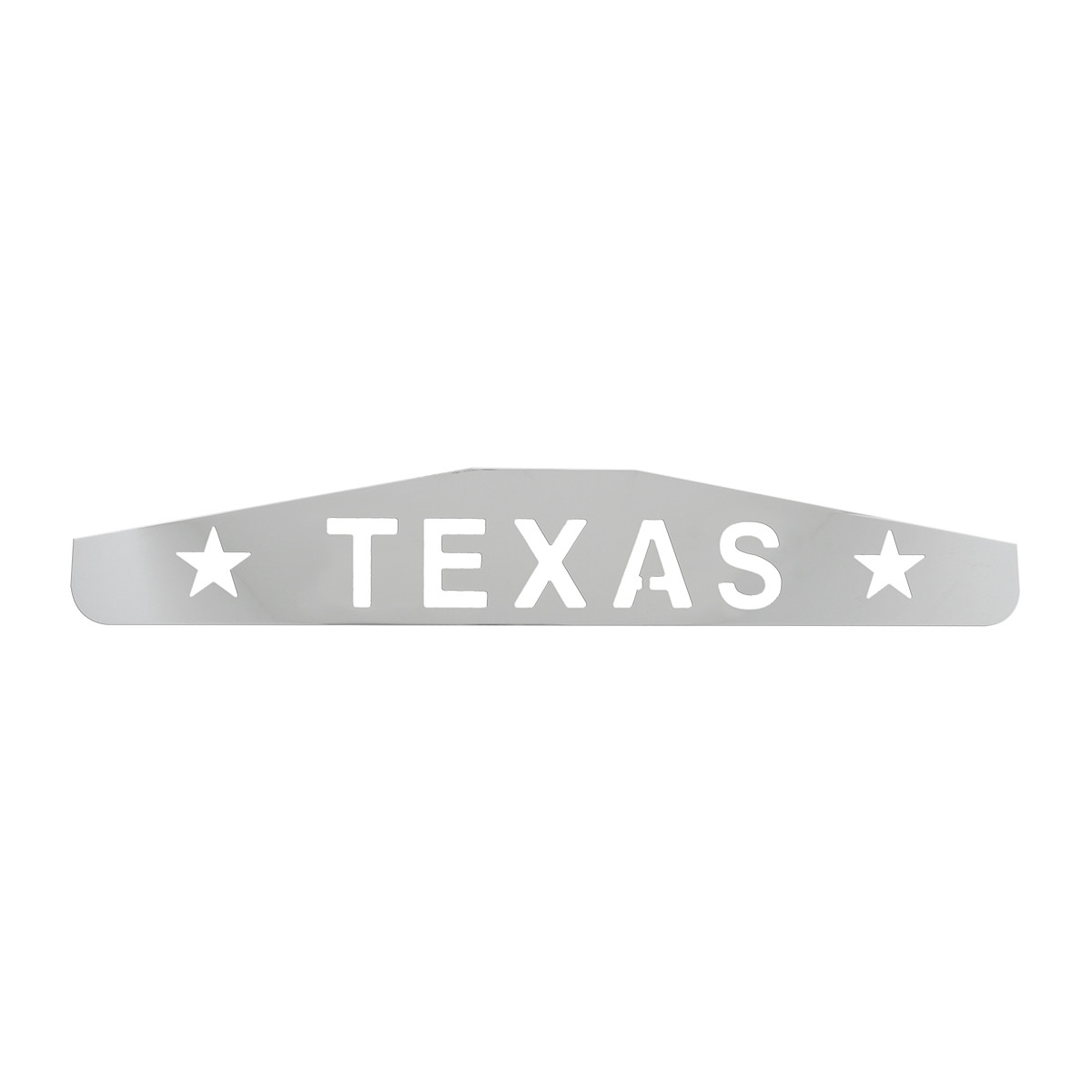 Bottom Mud Flap Plate with Texas Script