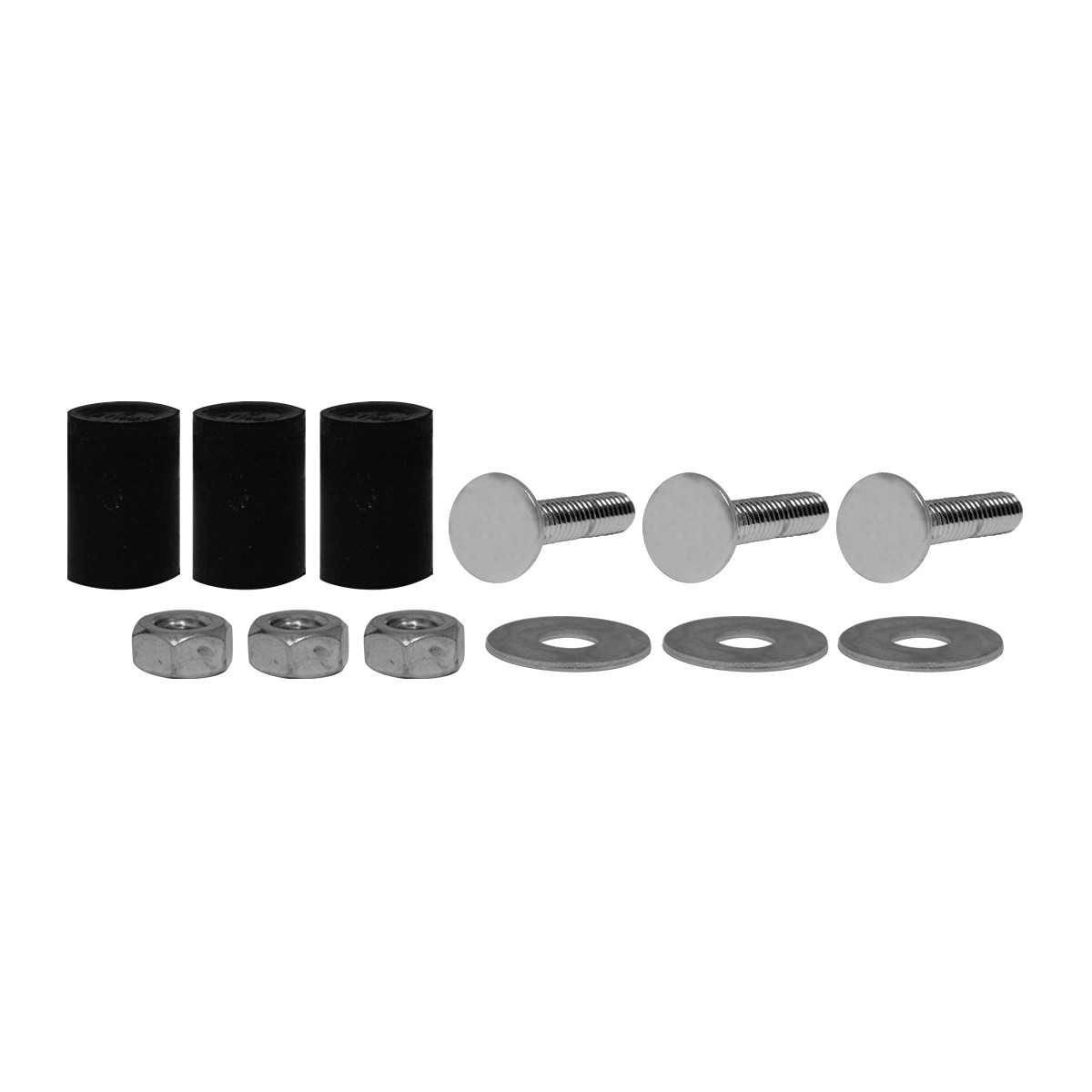 Bottom Mud Flap Plate Mounting Hardware Set