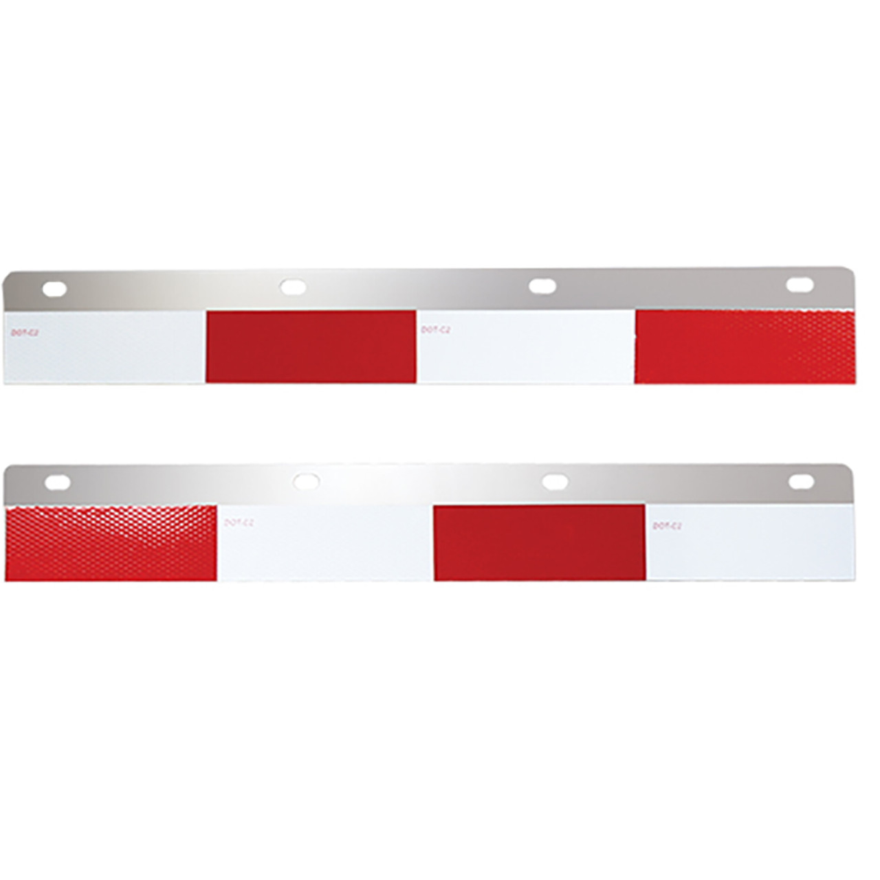 Top Mud Flap Aluminum Plate with Reflector