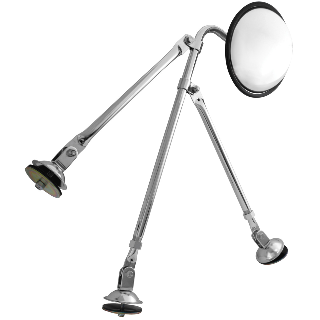 Tripod Fender Mount Safety Mirror Assembly