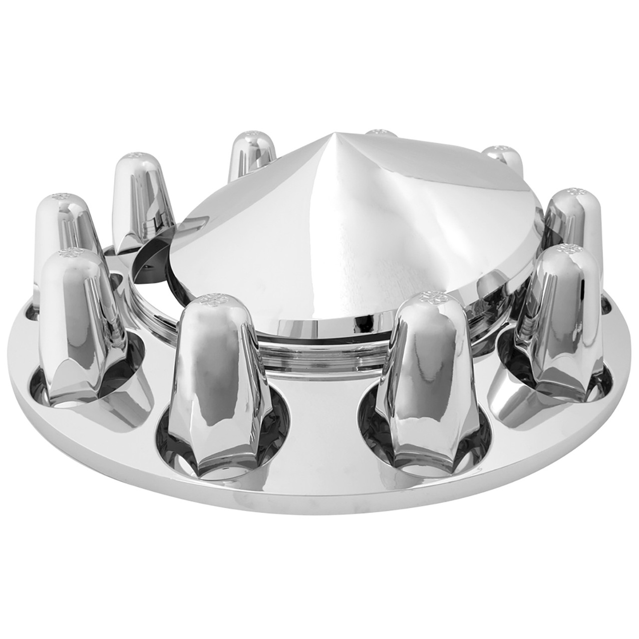 Chrome Plastic ABS Front Axle Cover Set