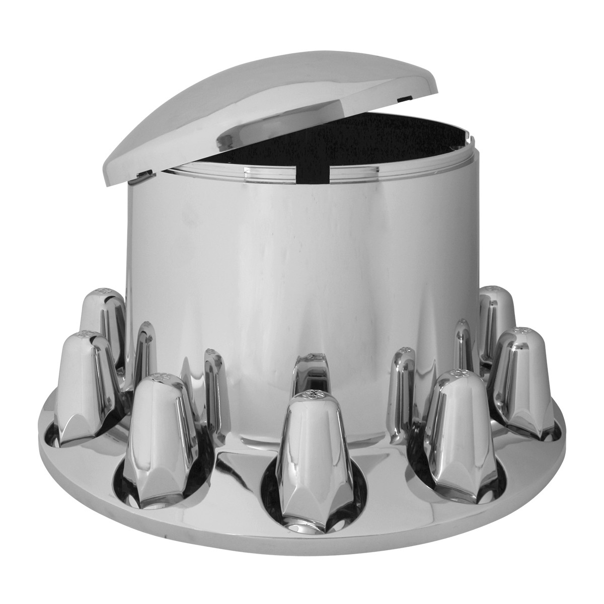 Chrome Plastic ABS Rear Axle Cover Set