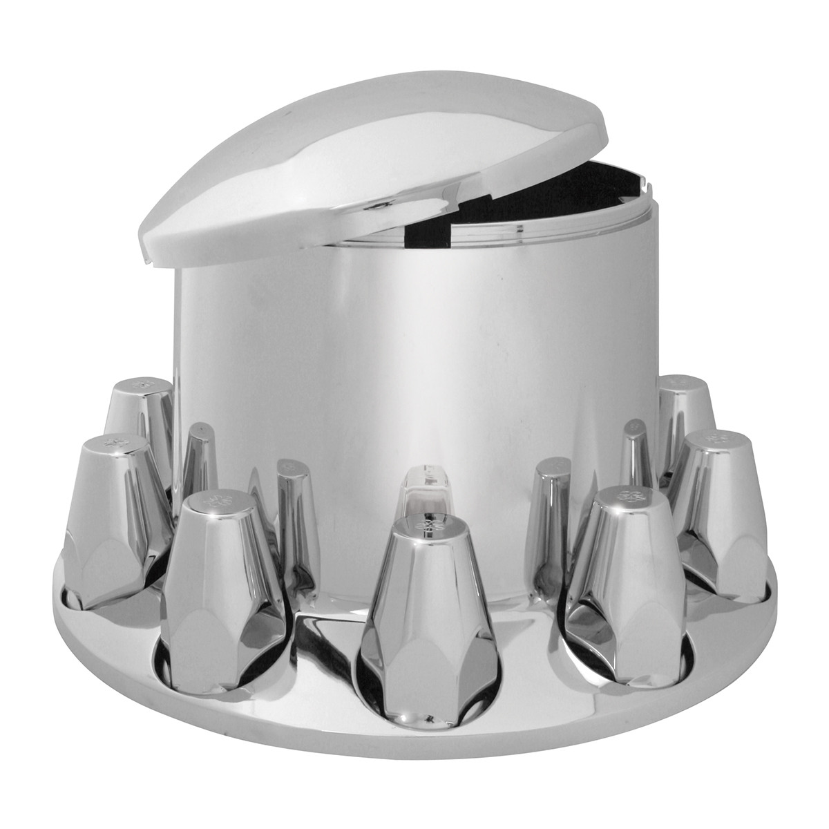 Chrome Plastic ABS Rear Axle Cover Set