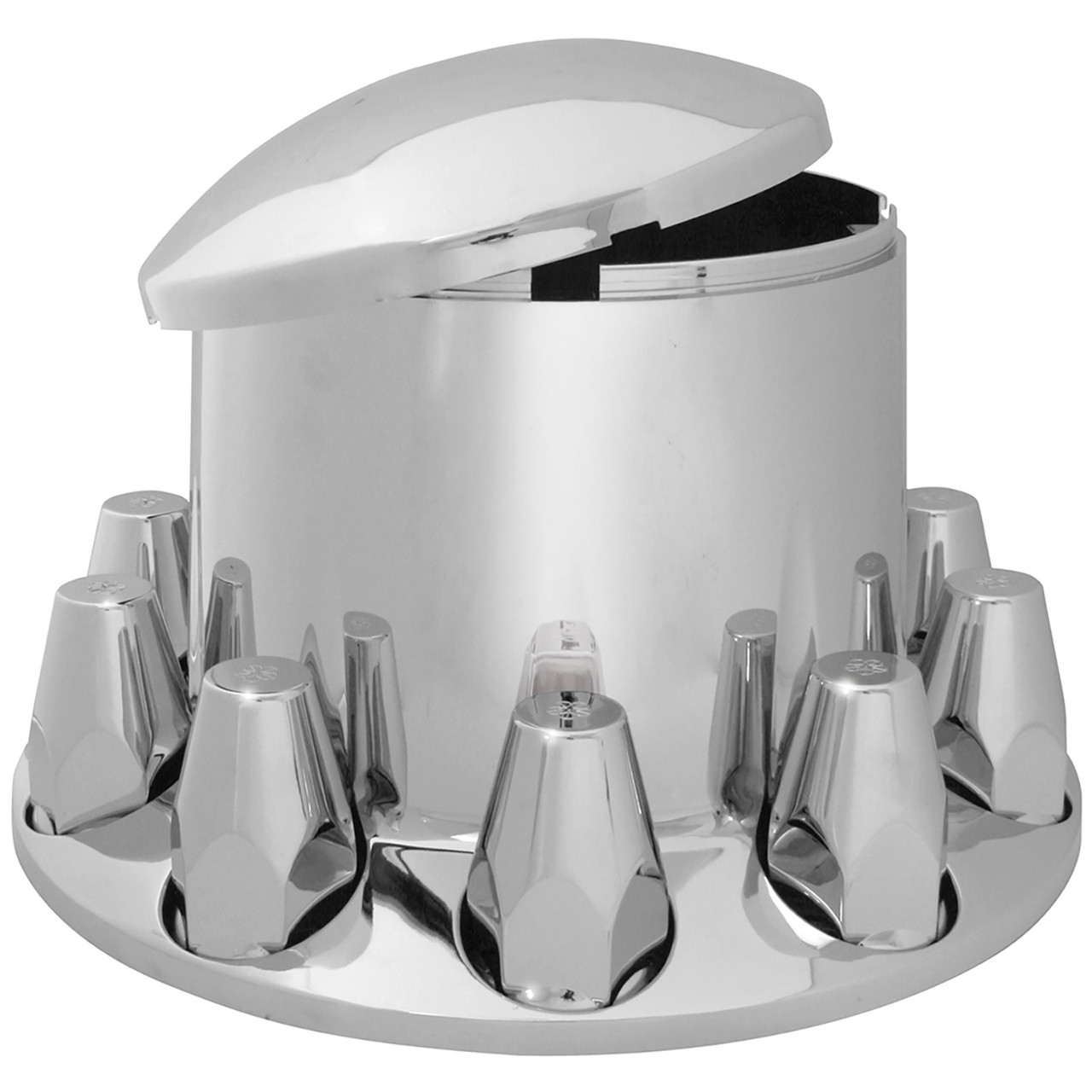 Chrome Plastic ABS Rear Axle Cover Set