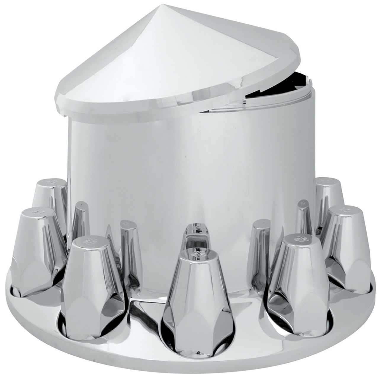 Chrome Plastic ABS Rear Axle Cover Set