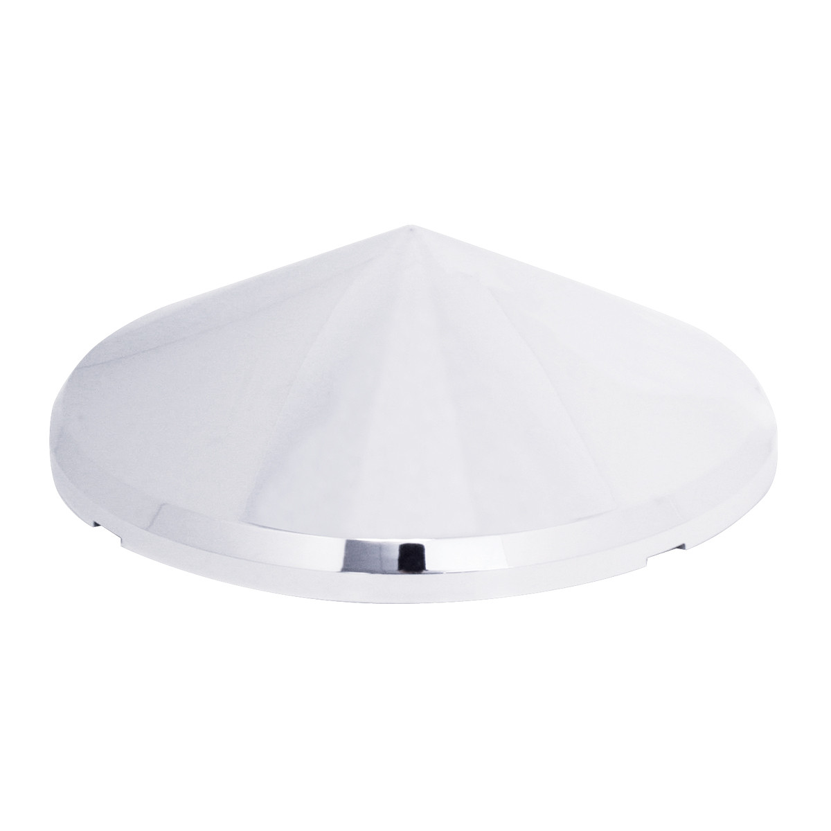 Chrome Plastic Front & Rear Axle Cover Hub Cap