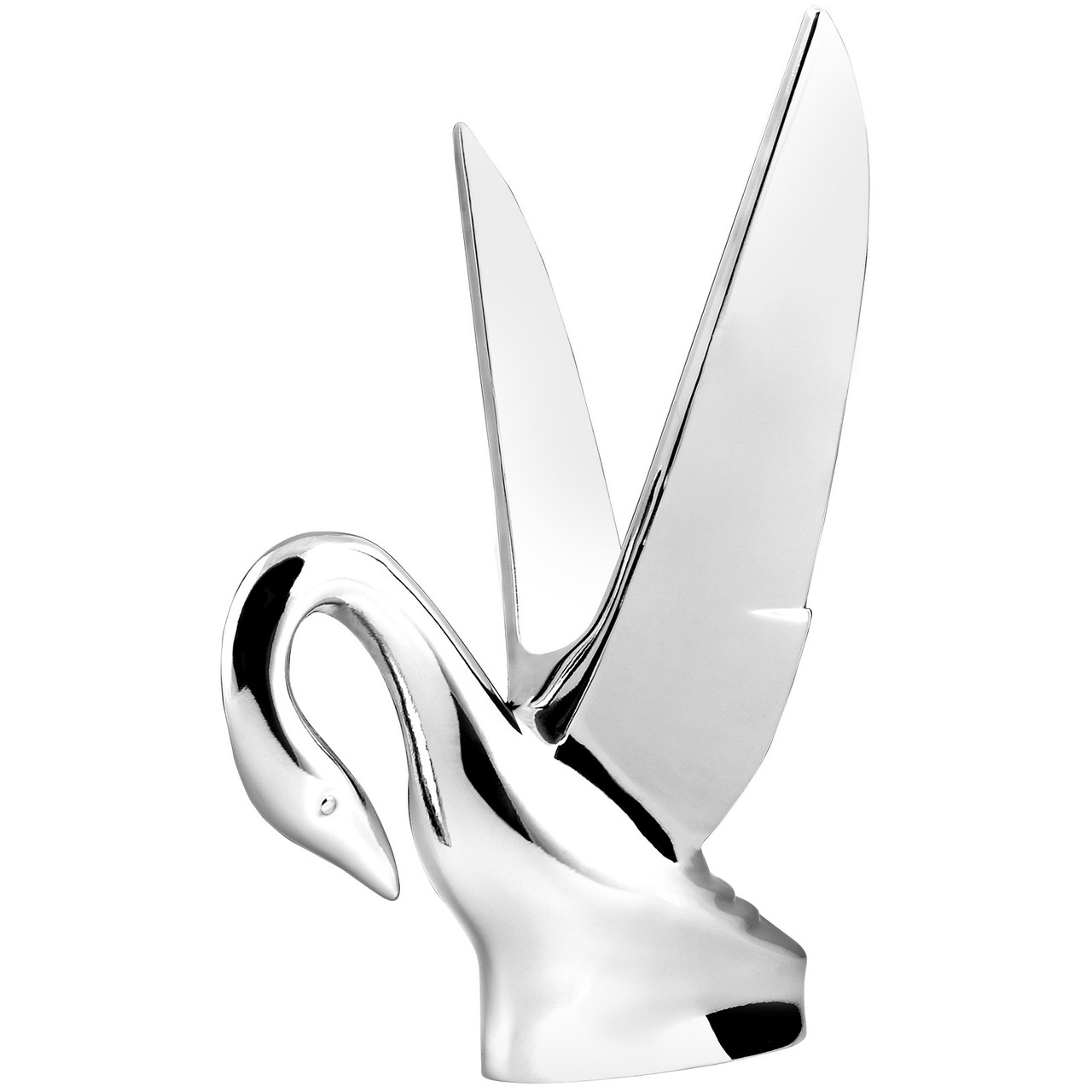 Swan Hood Ornament with Vintage Style Wings - Thumbnail 4