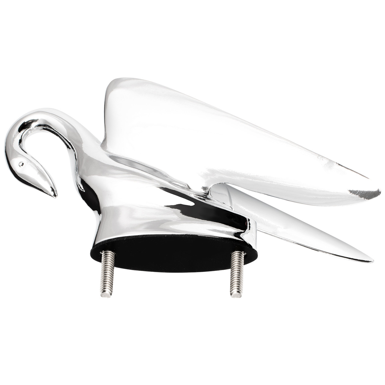 Classic Swan with Wonderwings Hood Ornament - Thumbnail 3