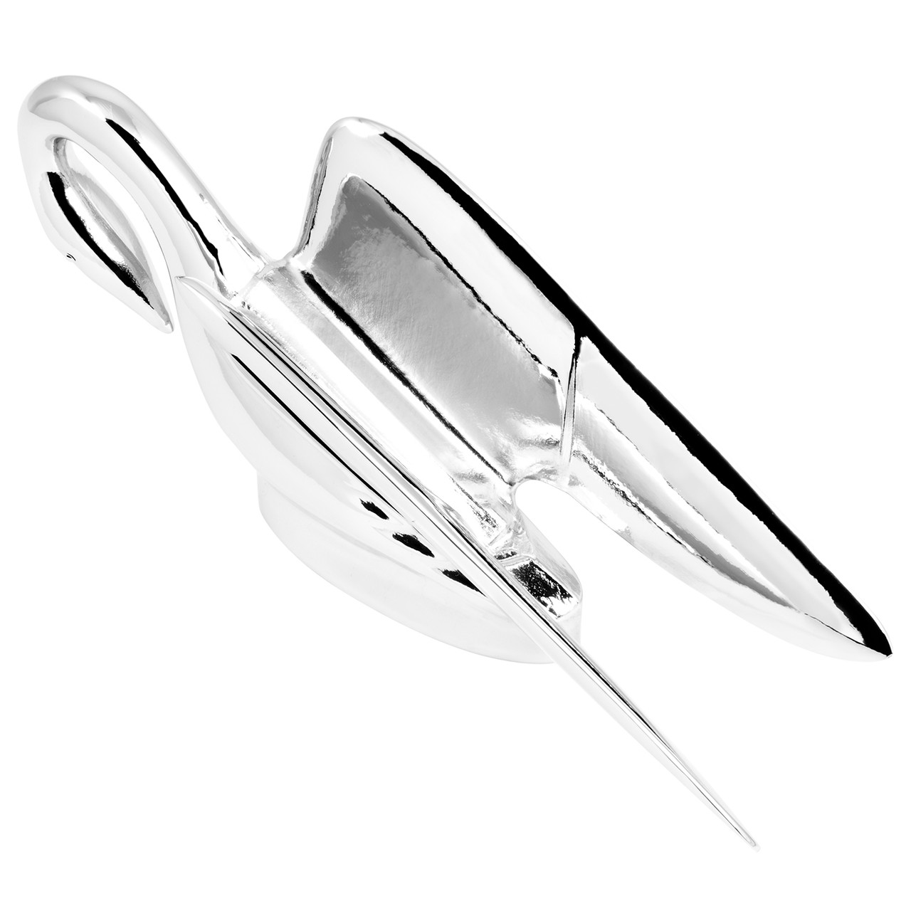 Classic Swan with Wonderwings Hood Ornament - Thumbnail 6