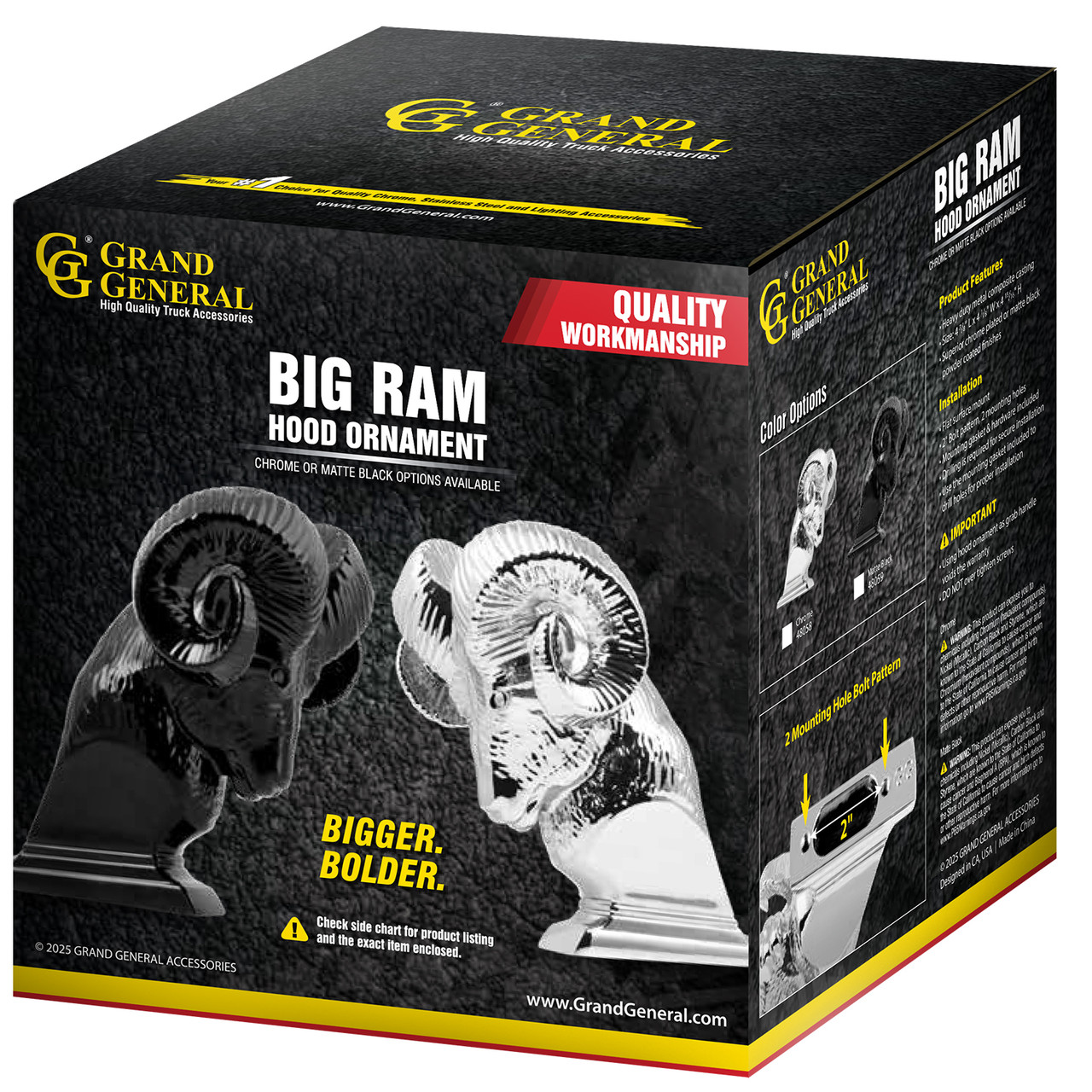 Big Ram Hood Ornament - Thumbnail 6