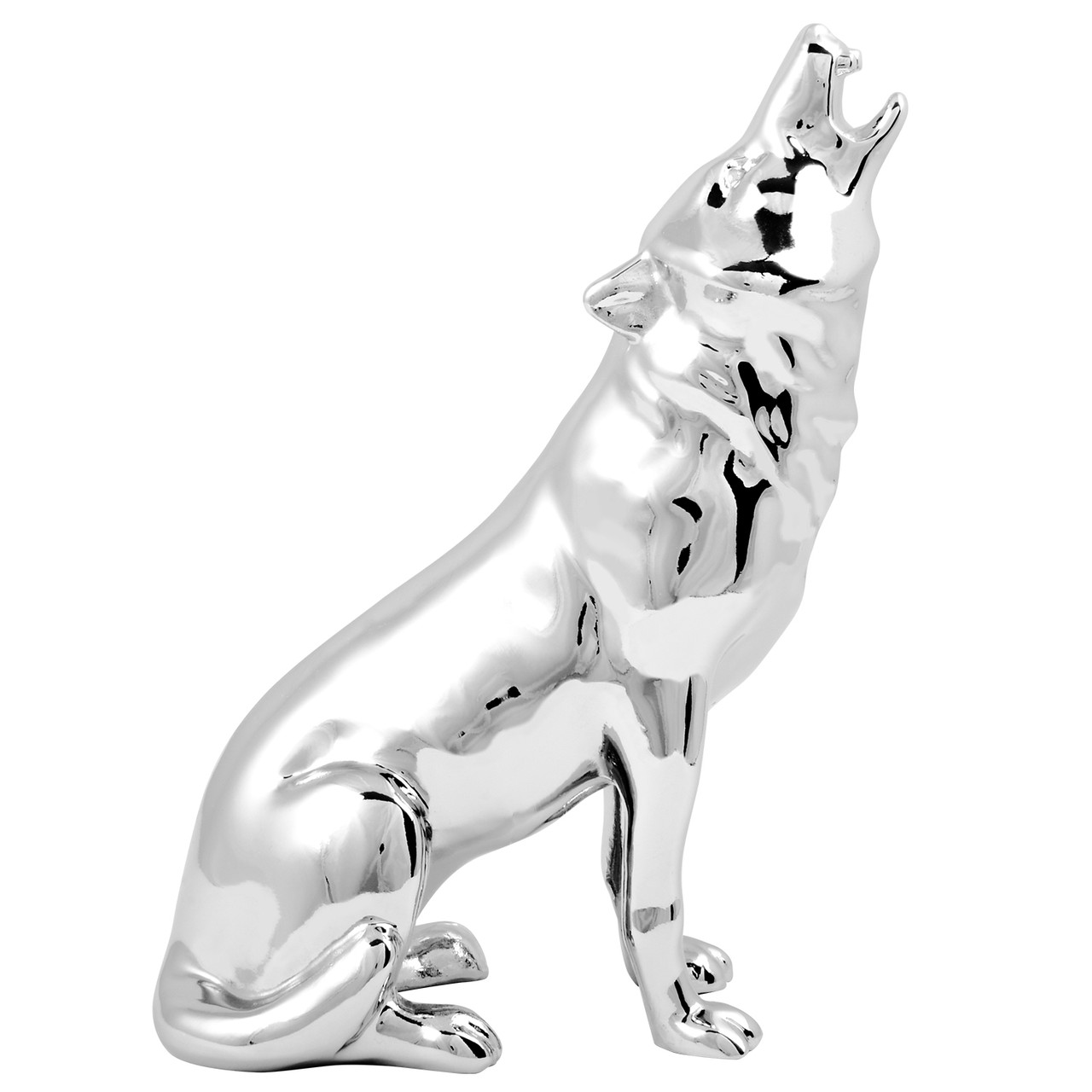 Howling Wolf Hood Ornament - Thumbnail 2