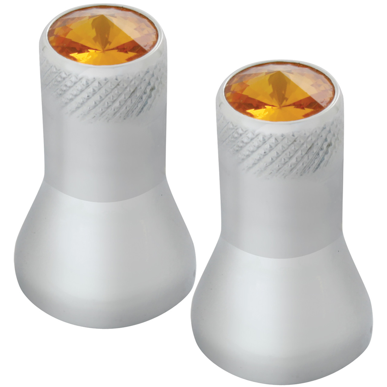 Aluminum Tire Valve Stem Cover w/ Crystal