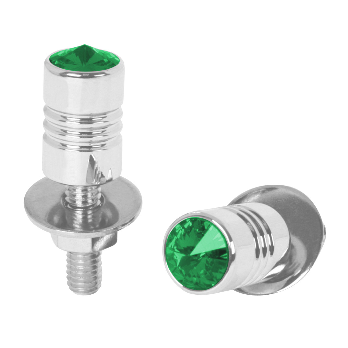 Aluminum Fastener Set with Crystal - Thumbnail 2