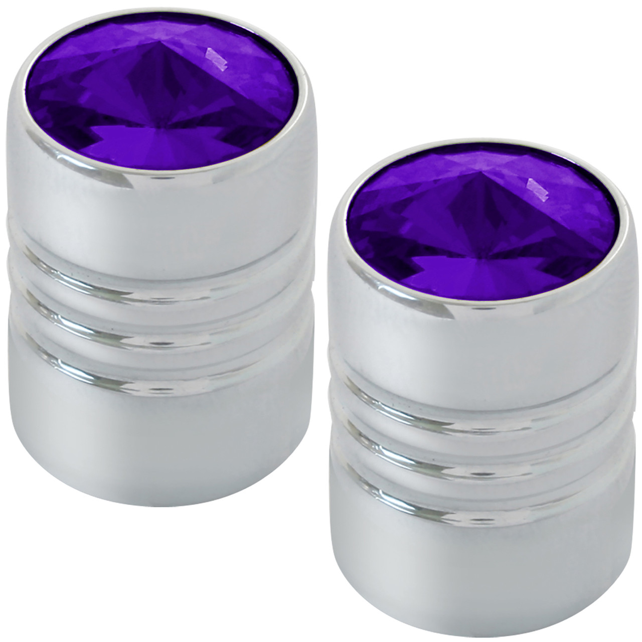 Universal Tire Valve Stem Cvr w/ Color Crystal