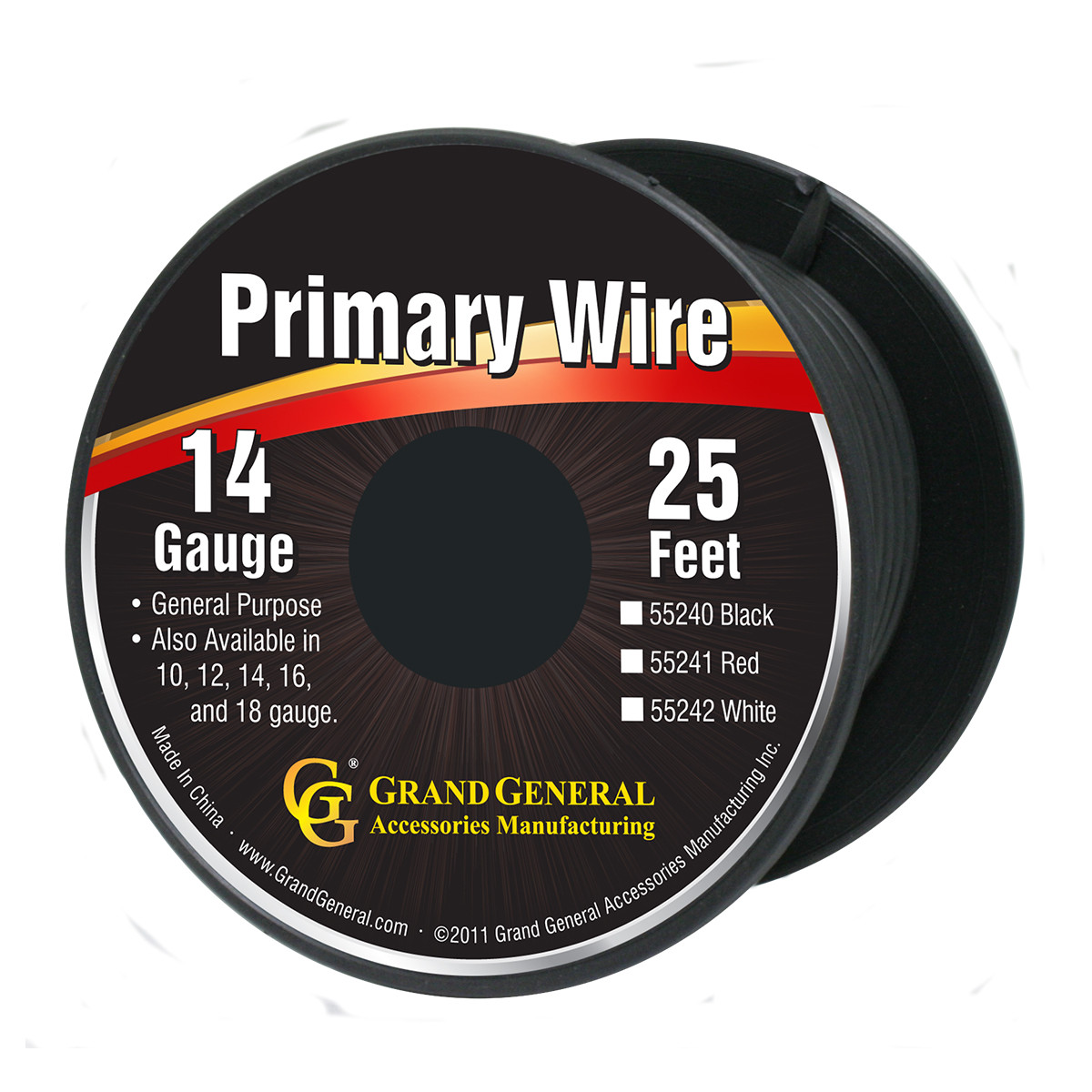 25 Feet Primary Wire Roll with Spool