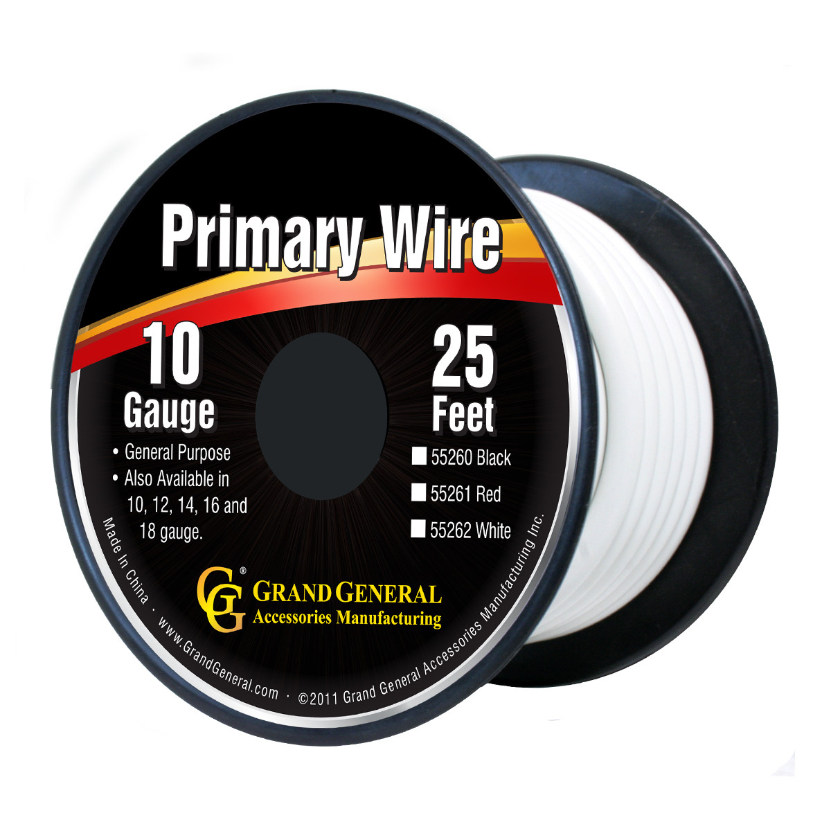 25 Feet Primary Wire Roll with Spool