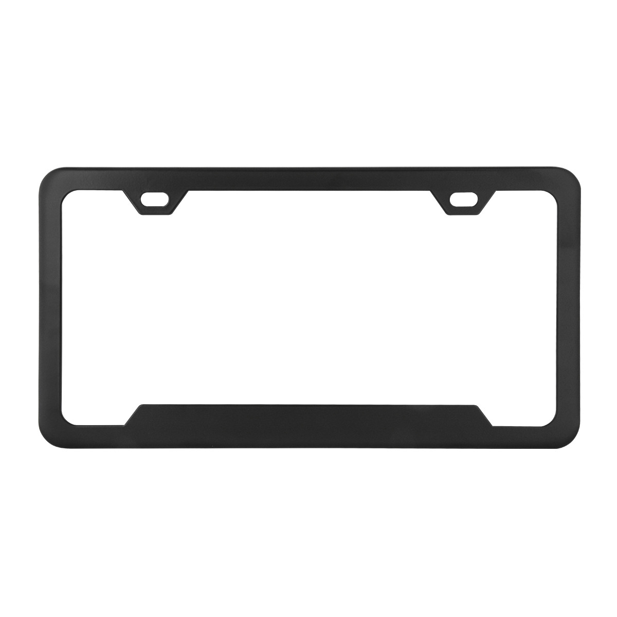 License Plate Frame w/ 2 Holes & Raised Center
