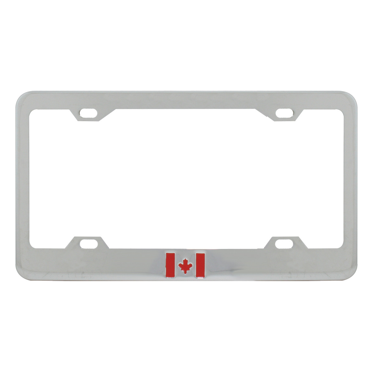 Canada Flag License Plate Frame w/ 4 Holes