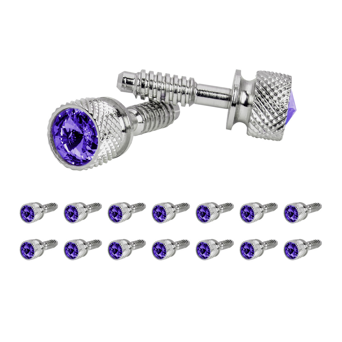 Dash Screw w/ Crystal - Coarse Thread