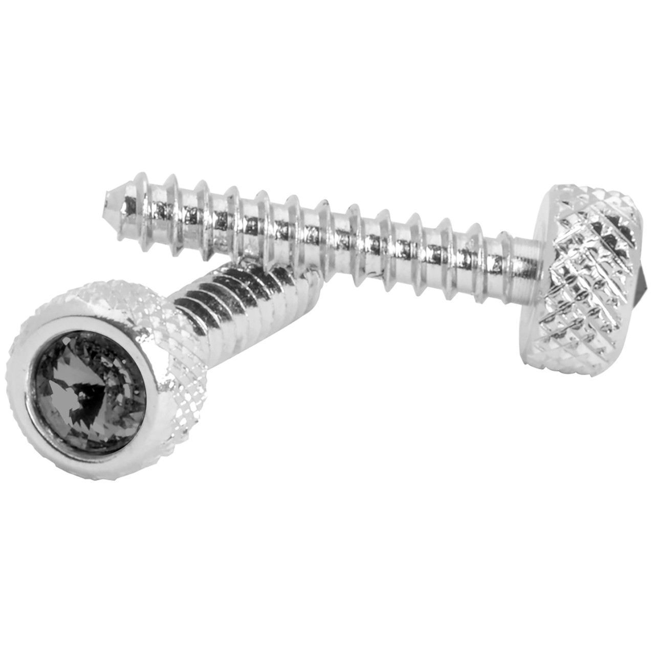 Small Dash Screw with Black Crystal