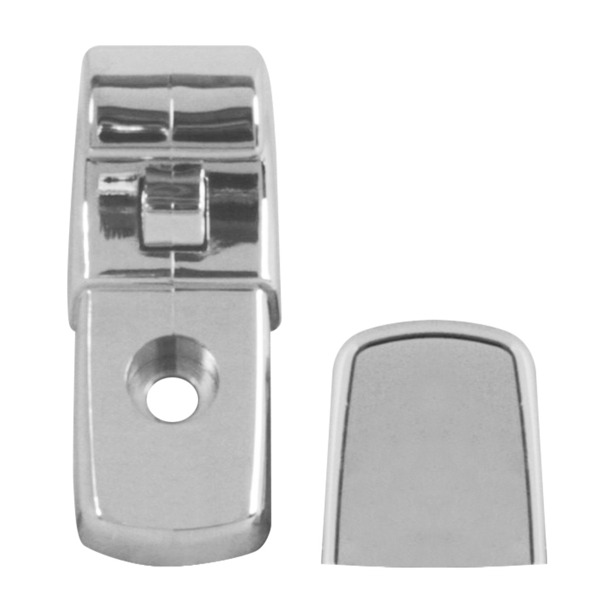 Chrome Visor Clip w/Cap