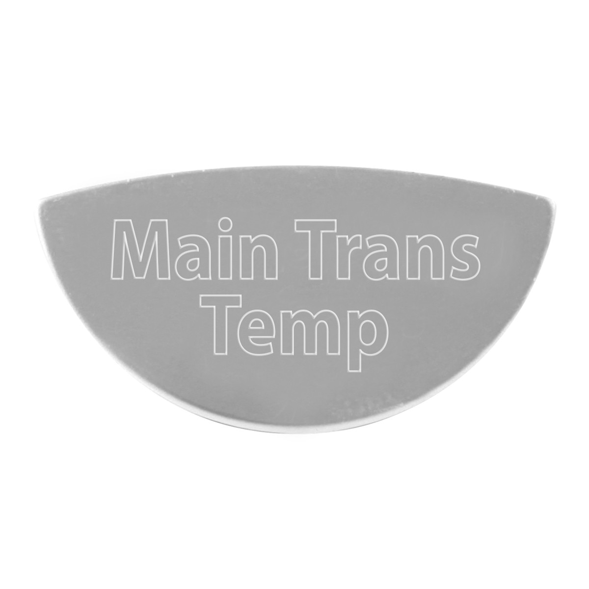 Gauge Emblem 1/2 Moon Shape Script F-M
