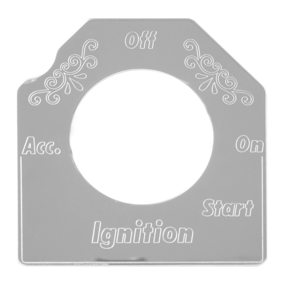 Ignition Key Switch Plate