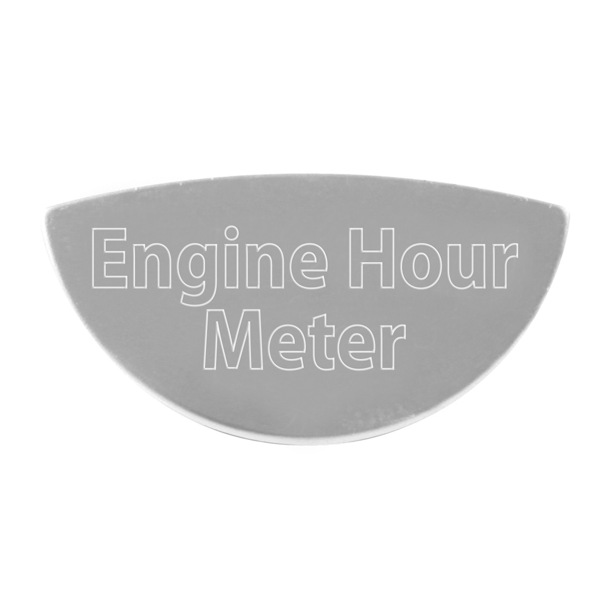 Gauge Emblem 1/2 Moon Shape Script A-E