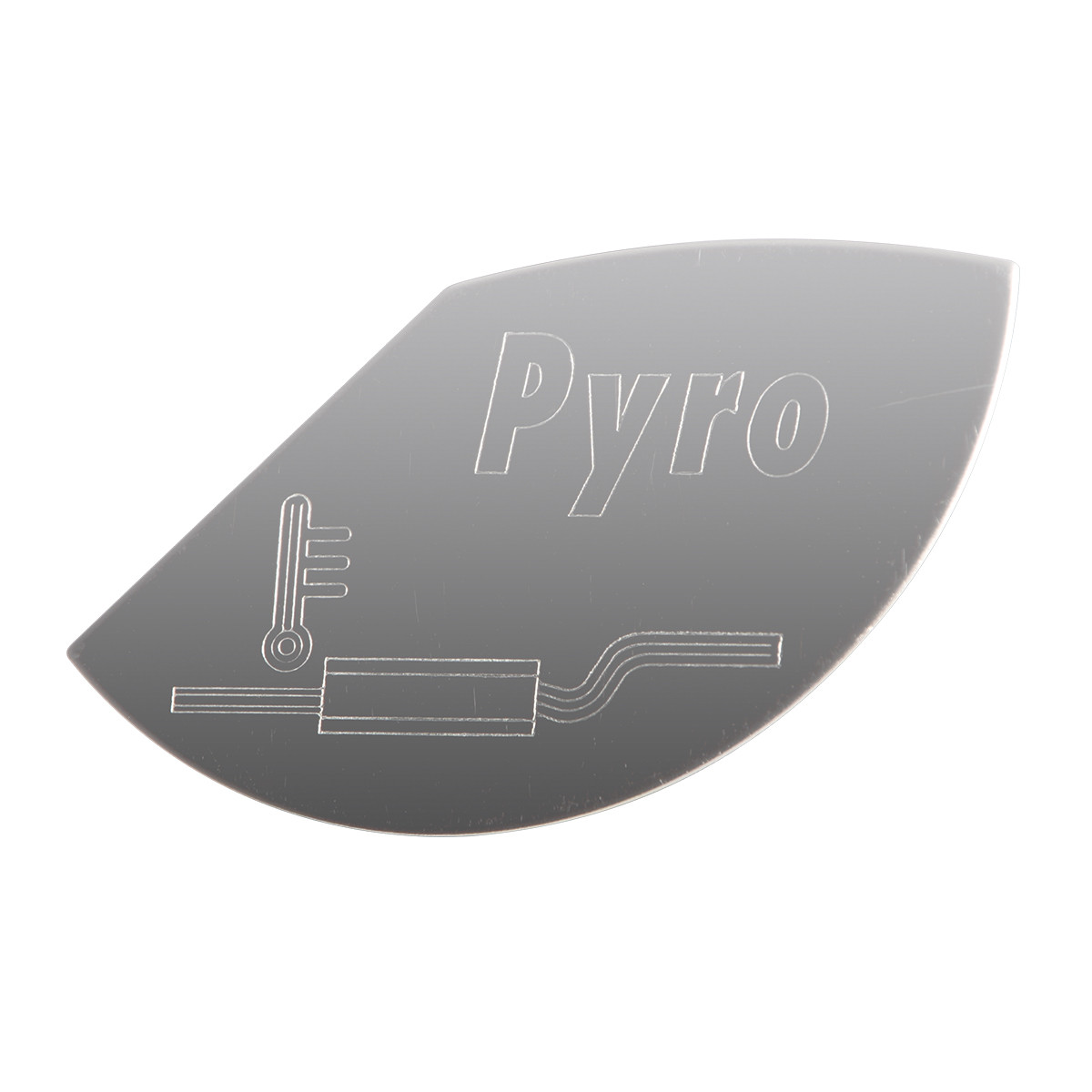 Gauge Emblem 1/3 Moon Shape Script P