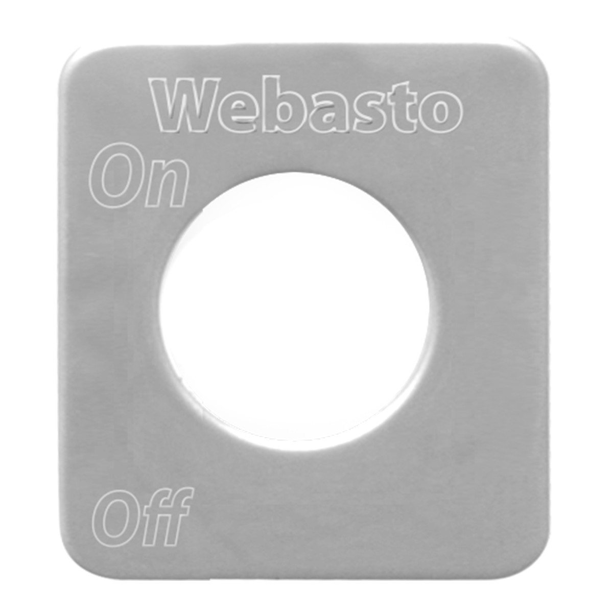 Small Switch Plate Script W