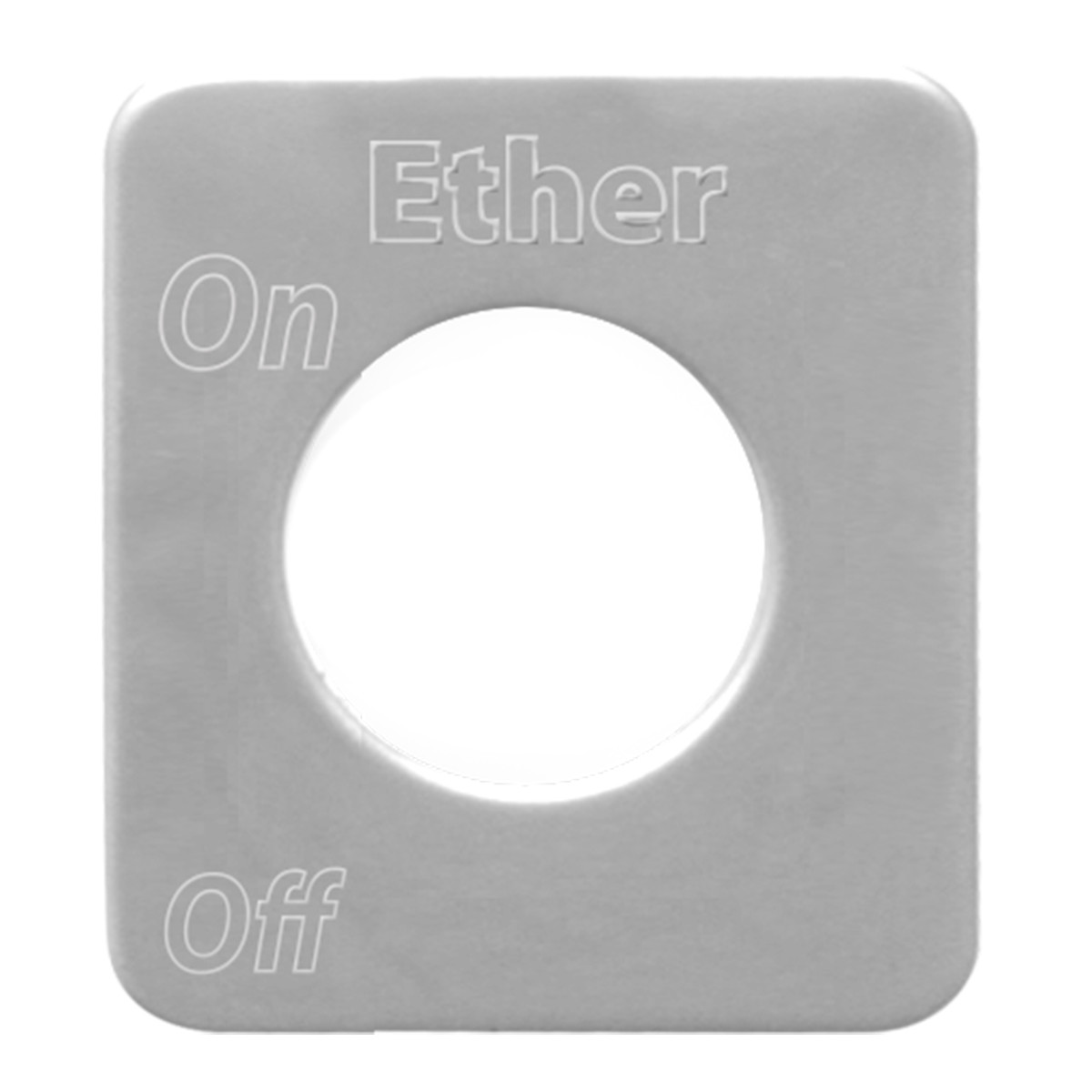 Small Switch Plate Script D-E