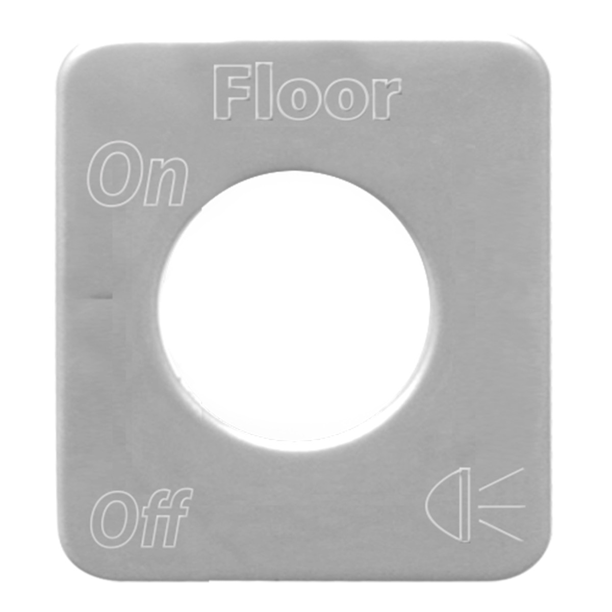 Small Switch Plate Script F-H