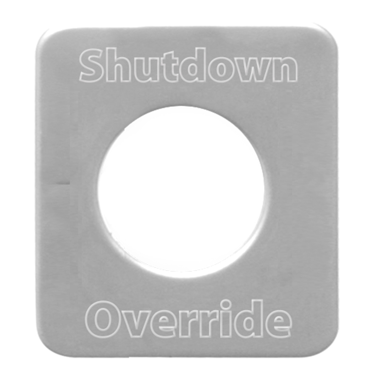 Small Switch Plate Script S