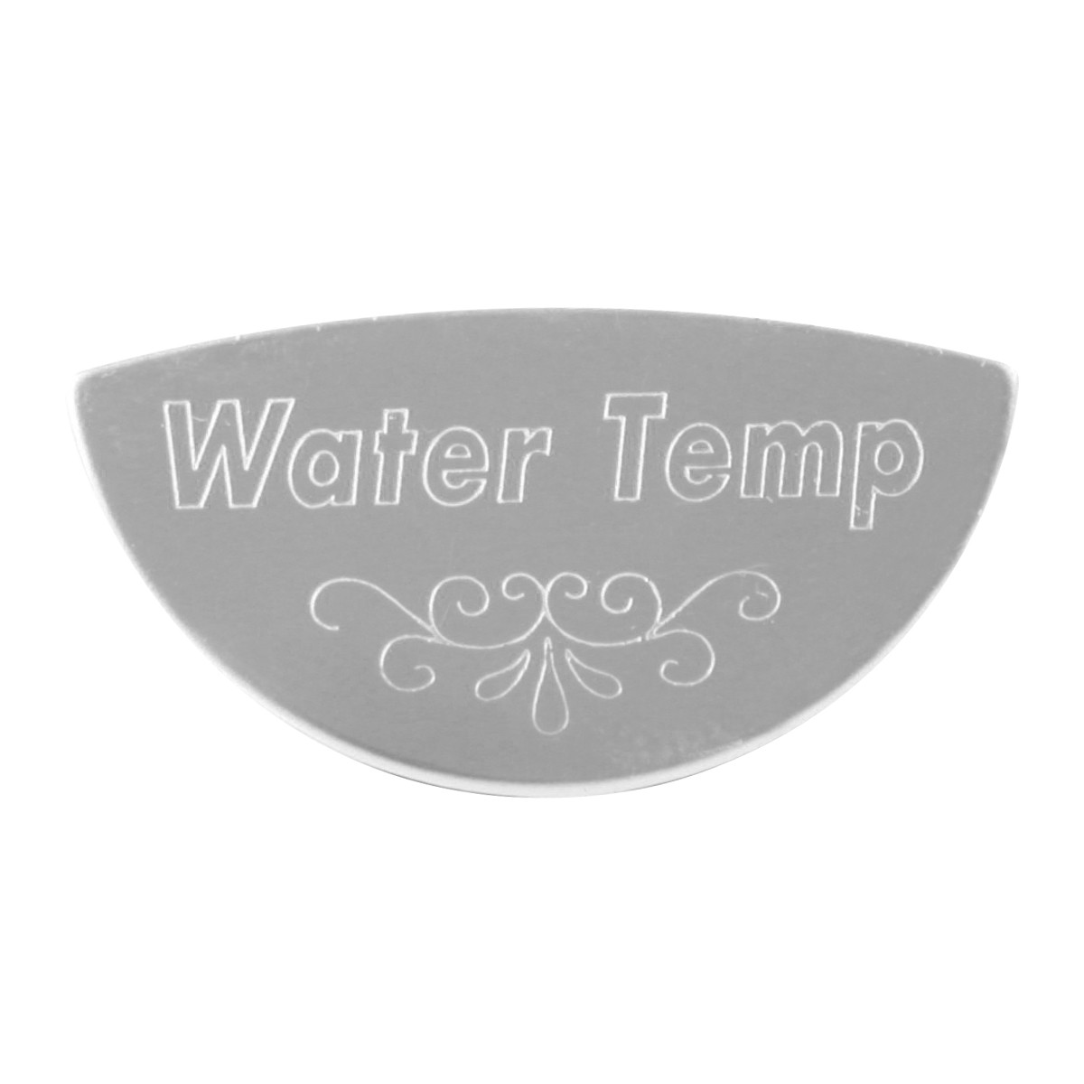 Gauge Emblem 1/2 Moon Shape Script O-W