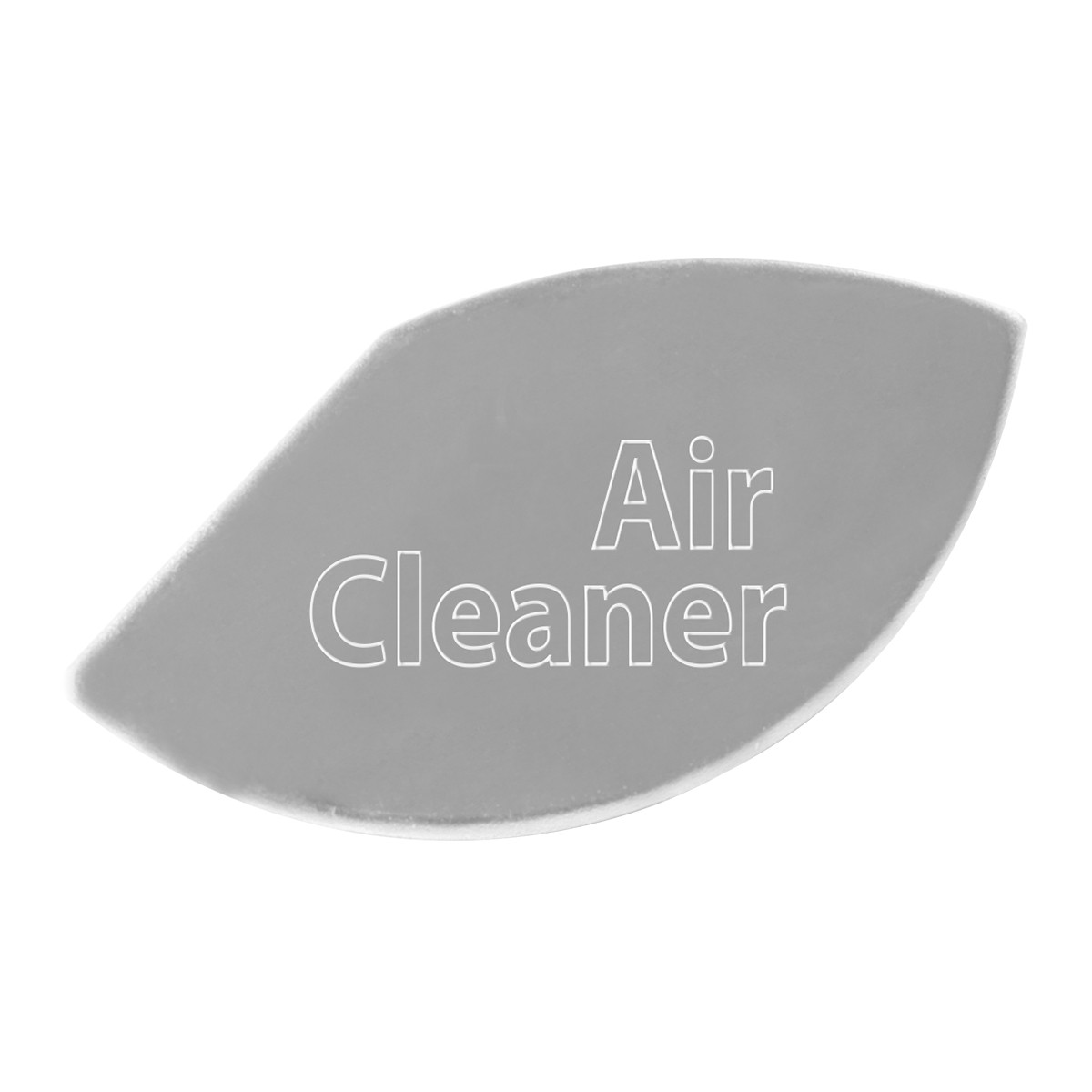 Gauge Emblem 1/3 Moon Shape Script A-W