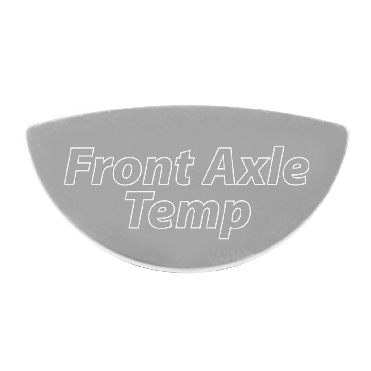 Gauge Emblems 1/2 Moon Shape