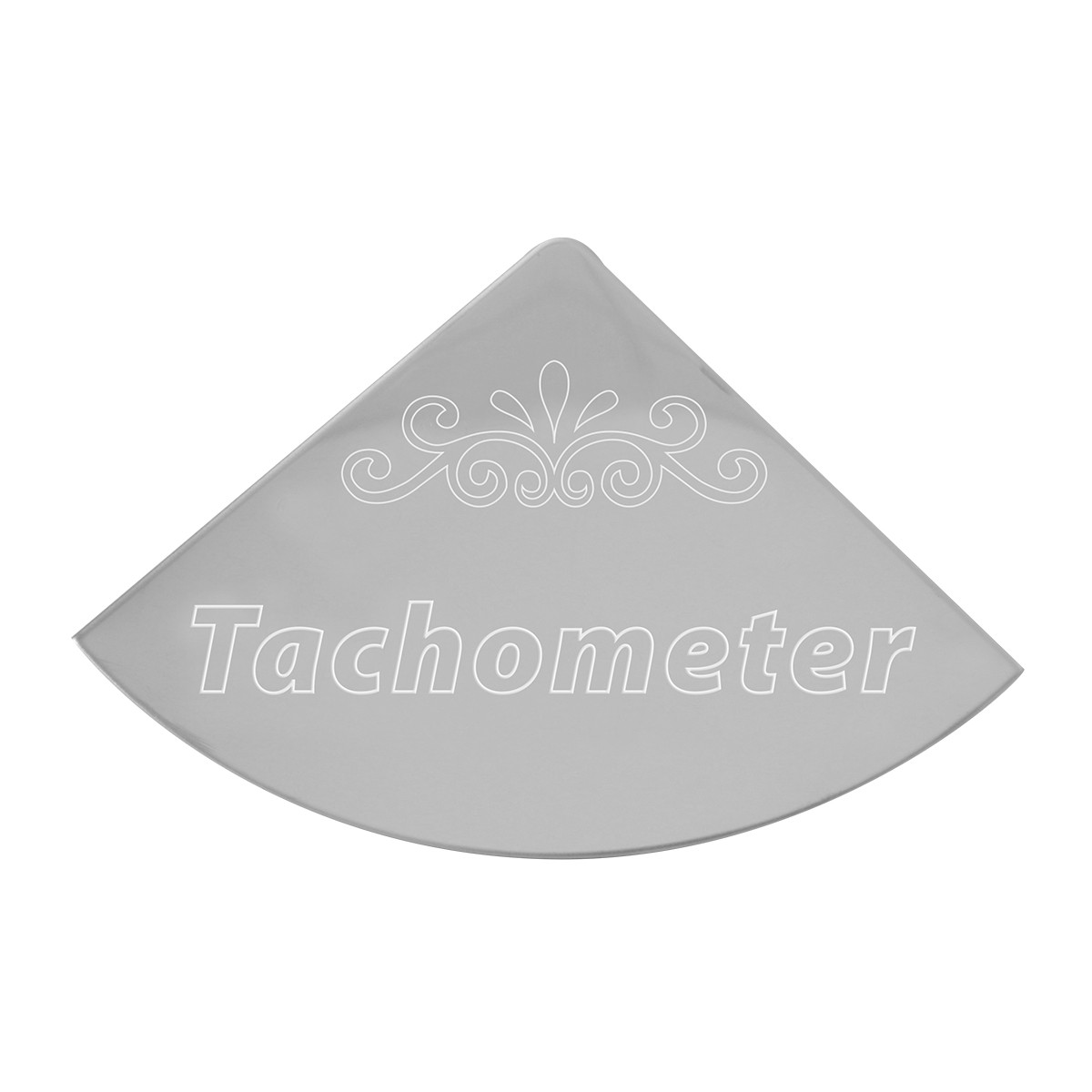 Gauge Emblems 1/4 Moon Shape Script O-W