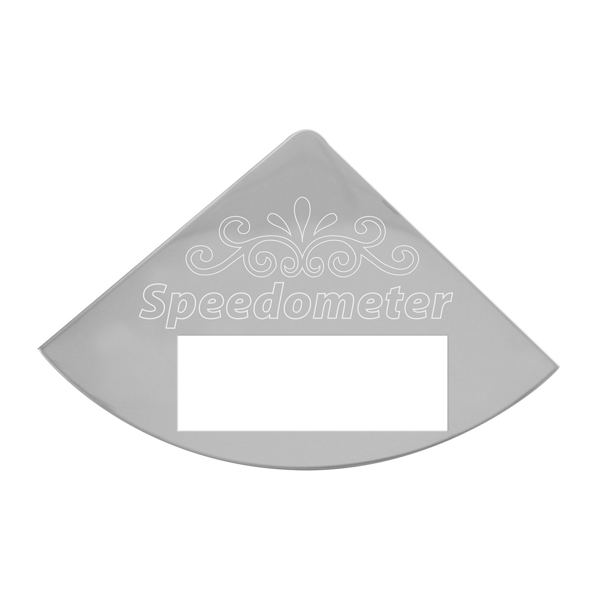 Gauge Emblems 1/4 Moon Shape Script O-W