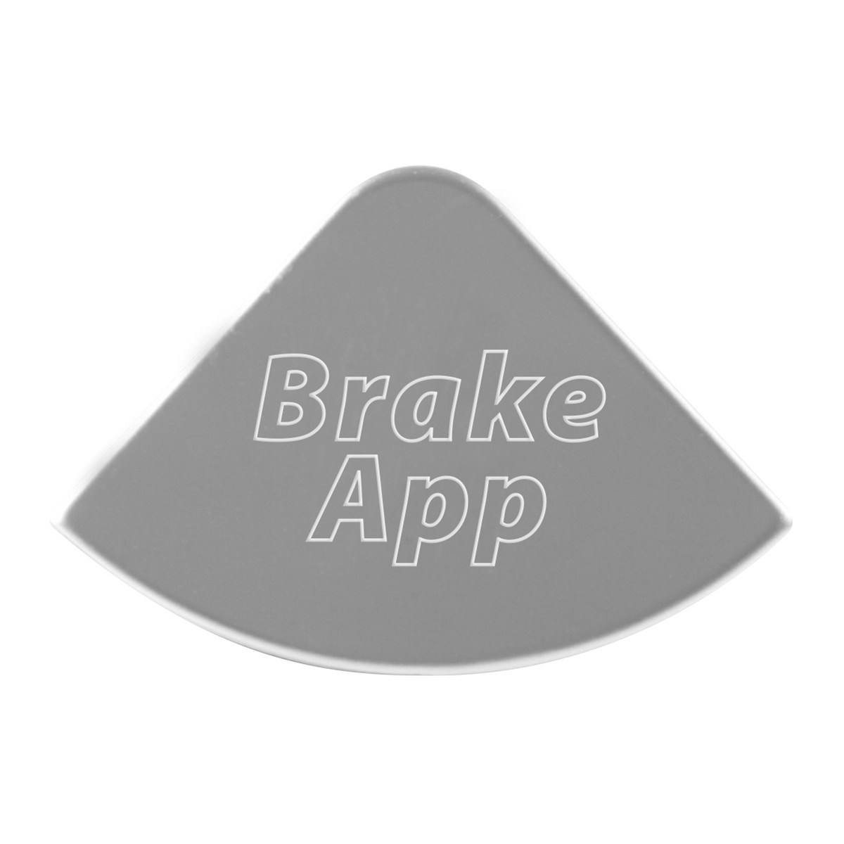 Gauge Emblems 1/4 Moon Shape Script A-F