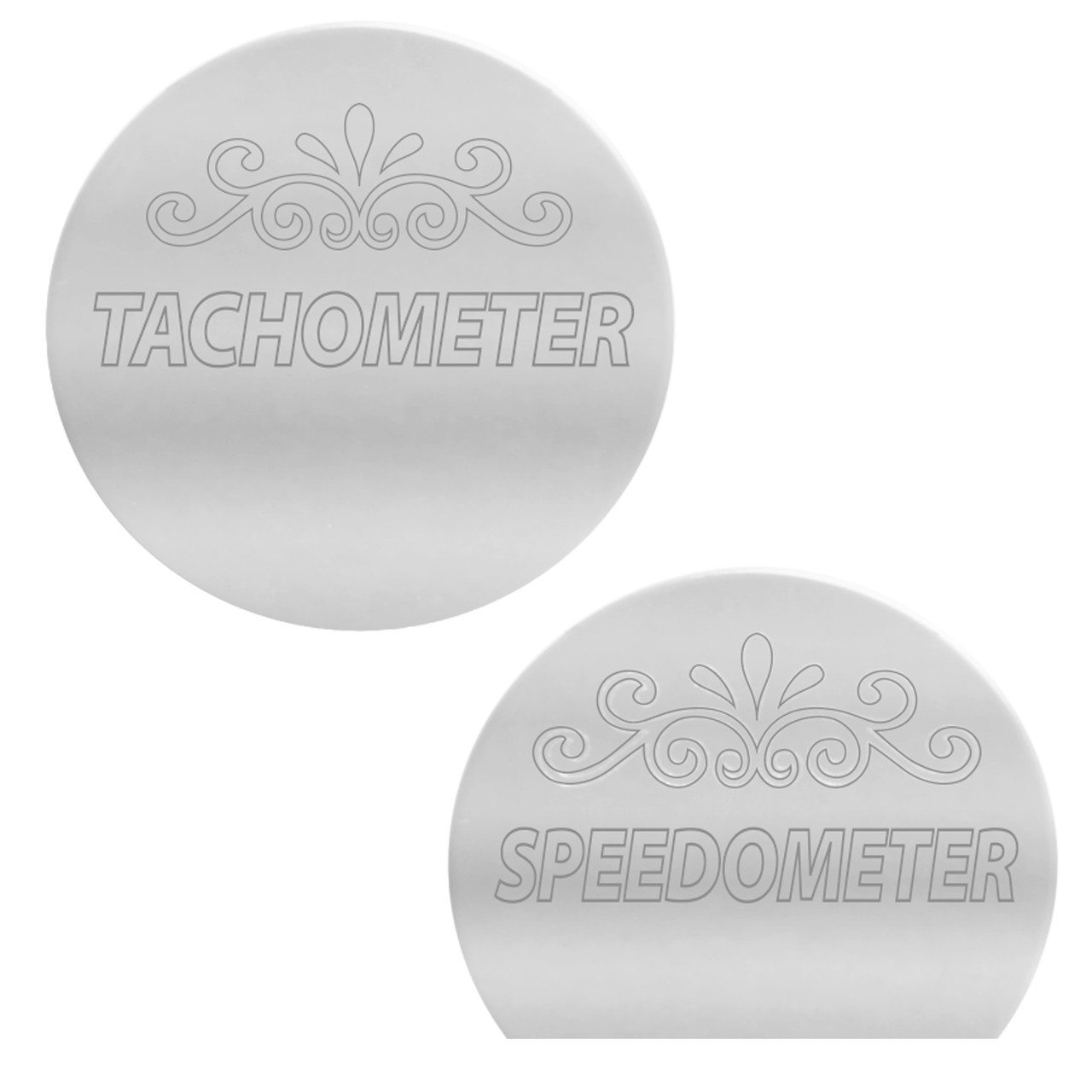 Gauge Emblem Set Speedometer and Tachometer